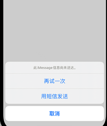 桓仁apple维修iPhone上无法正常发送iMessage信息