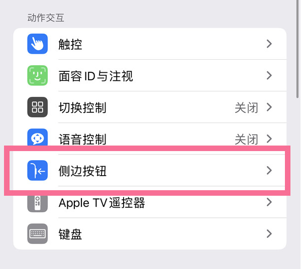 桓仁苹果14维修店分享iPhone14 Plus侧键双击下载功能关闭方法 