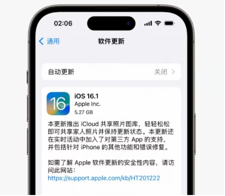 桓仁苹果手机维修分享iOS16.1RC版升级反馈汇总 