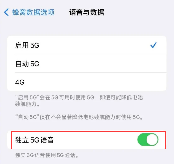 桓仁苹果14维修分享iPhone 14 Pro如何开启VoNR 
