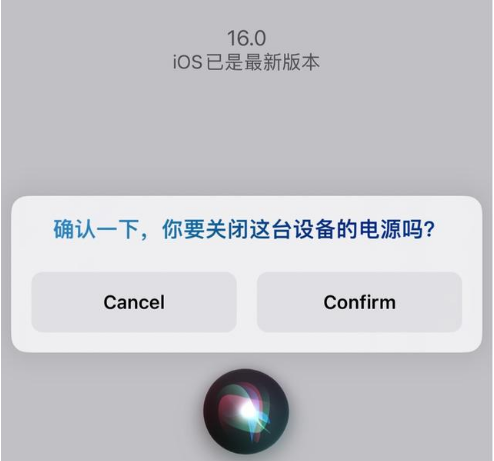桓仁苹果手机维修分享iOS 16 Beta5为什么要取消Siri语音关机功能 