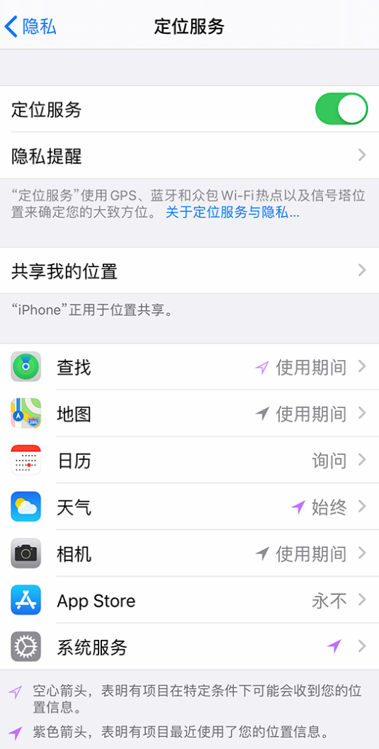 桓仁苹果手机维修分享iPhone 状态栏中时间显示为蓝色图标是什么情况 