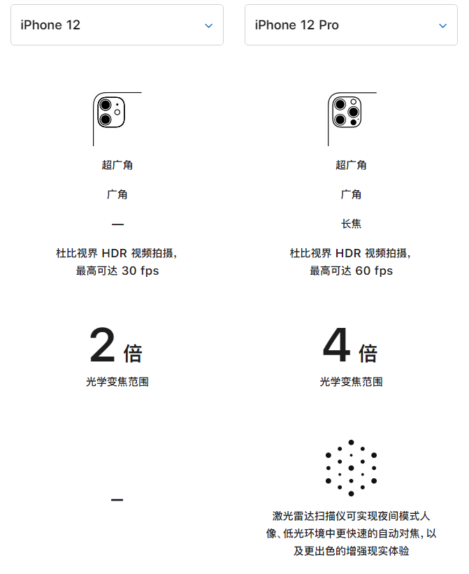桓仁苹果手机维修分享苹果 iPhone 12 与 iPhone 12 Pro 选哪款 